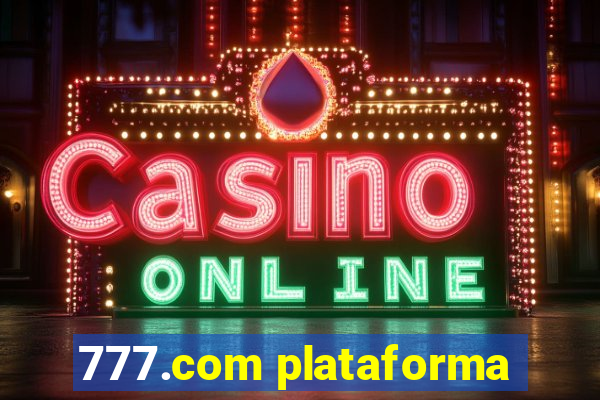 777.com plataforma