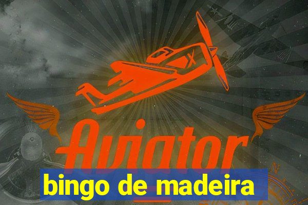 bingo de madeira