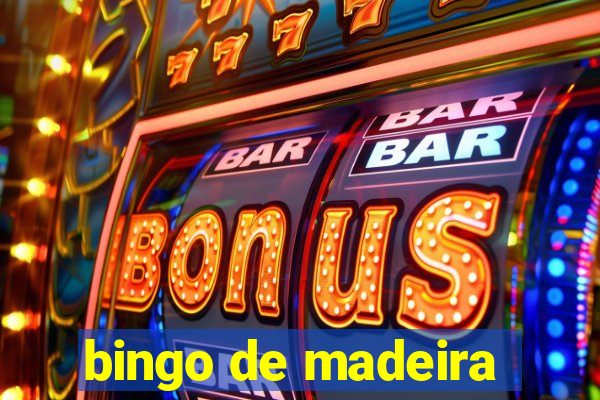 bingo de madeira