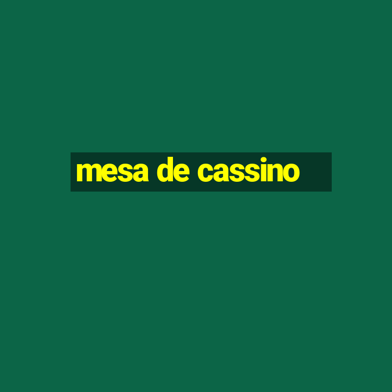 mesa de cassino