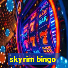 skyrim bingo