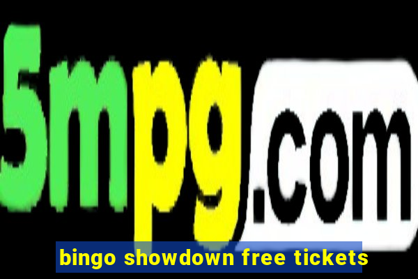 bingo showdown free tickets