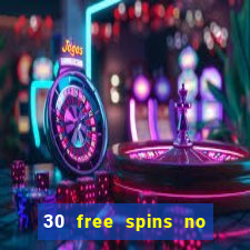 30 free spins no deposit paradise casino