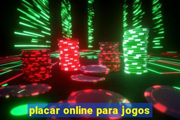 placar online para jogos