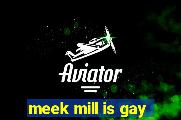 meek mill is gay