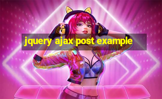 jquery ajax post example