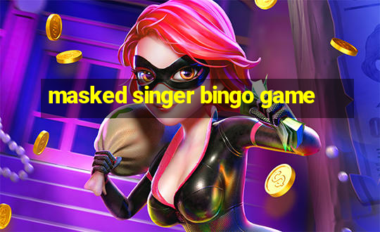 masked singer bingo game