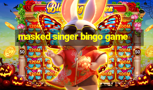 masked singer bingo game