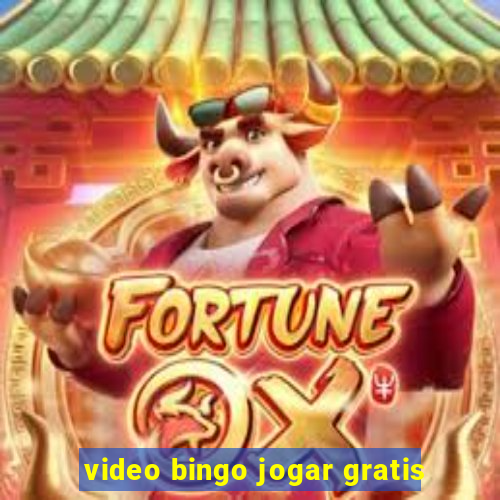 video bingo jogar gratis