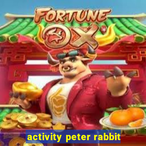 activity peter rabbit