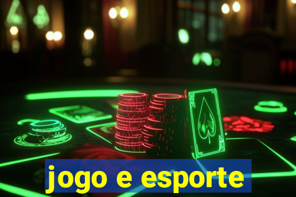 jogo e esporte