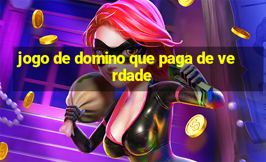 jogo de domino que paga de verdade