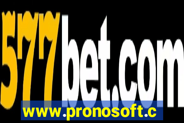 www.pronosoft.com