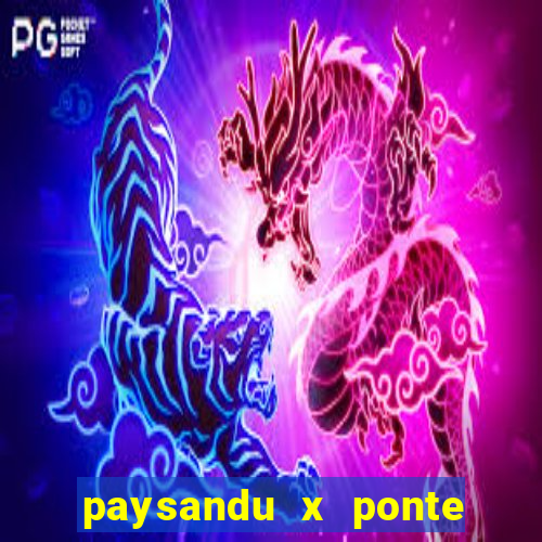 paysandu x ponte preta palpite