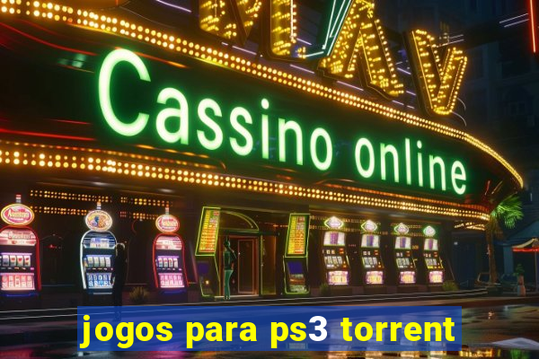 jogos para ps3 torrent