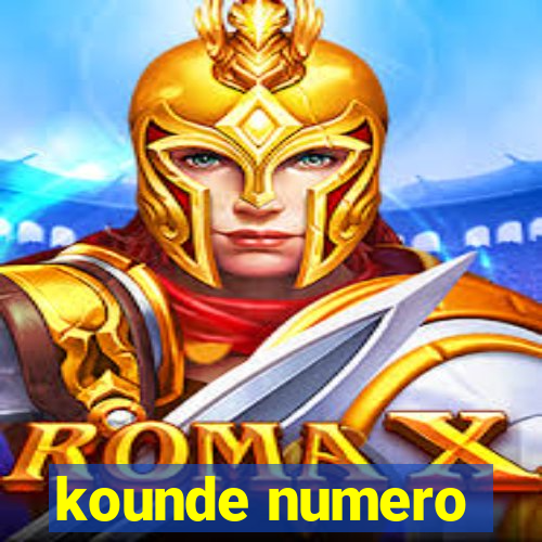 kounde numero