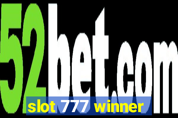 slot 777 winner