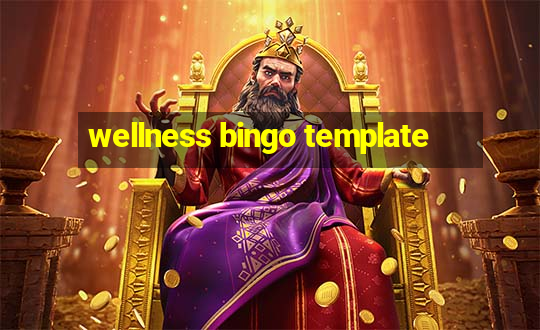 wellness bingo template