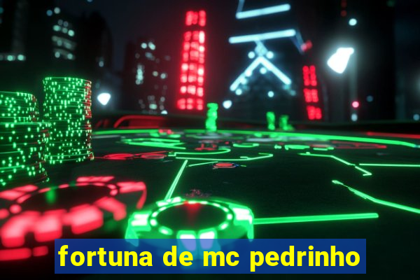 fortuna de mc pedrinho