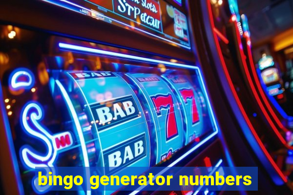 bingo generator numbers