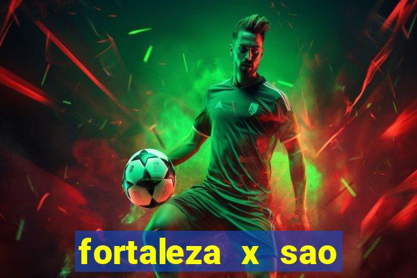 fortaleza x sao paulo palpite