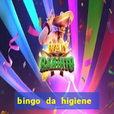 bingo da higiene para imprimir