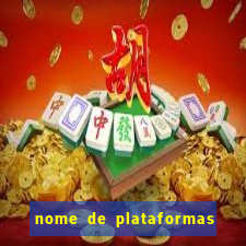 nome de plataformas de jogos