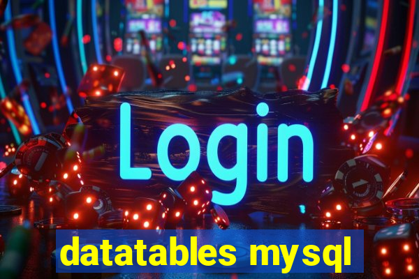 datatables mysql