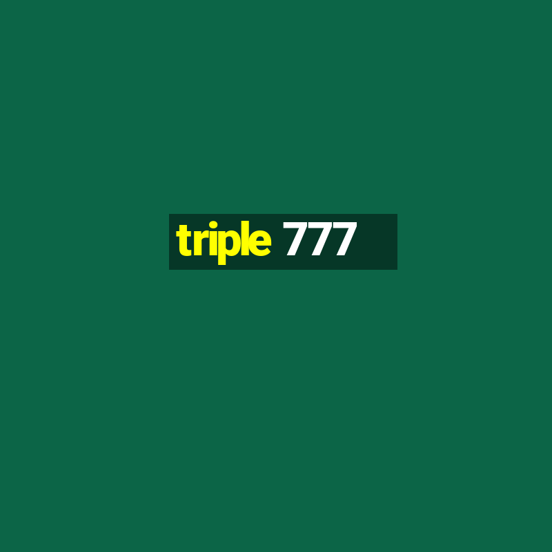 triple 777