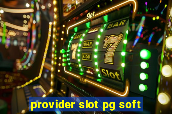 provider slot pg soft