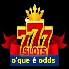 o'que é odds