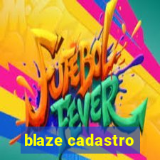 blaze cadastro