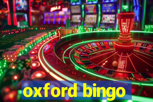 oxford bingo