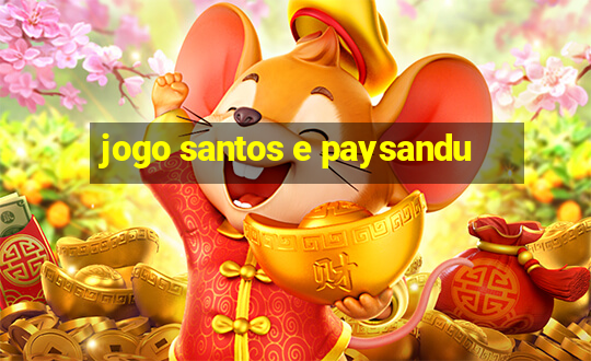 jogo santos e paysandu