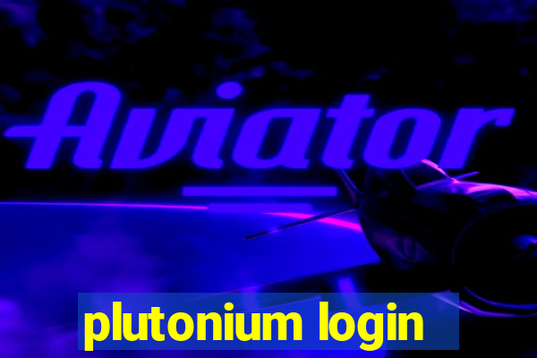 plutonium login