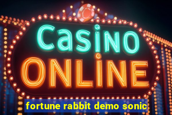 fortune rabbit demo sonic