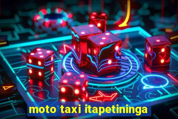 moto taxi itapetininga