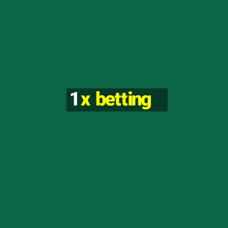 1 x betting