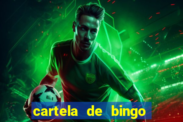 cartela de bingo para chá de bebê