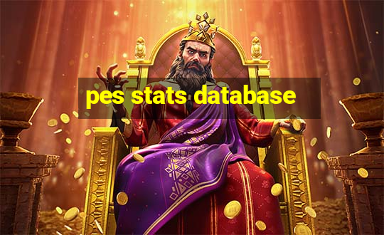 pes stats database