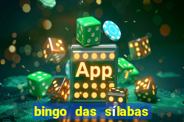 bingo das sílabas como jogar