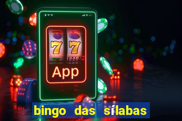 bingo das sílabas como jogar