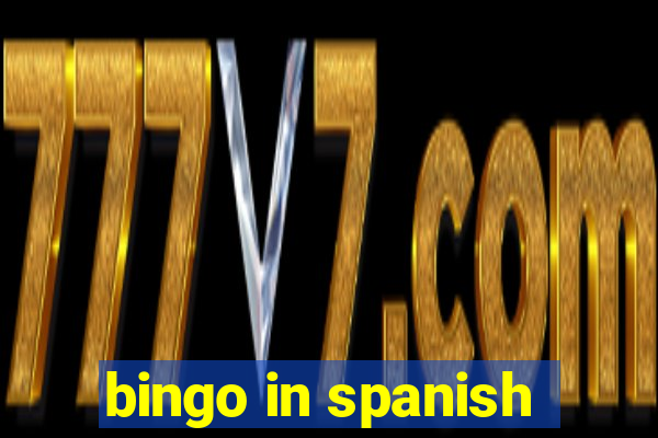 bingo in spanish