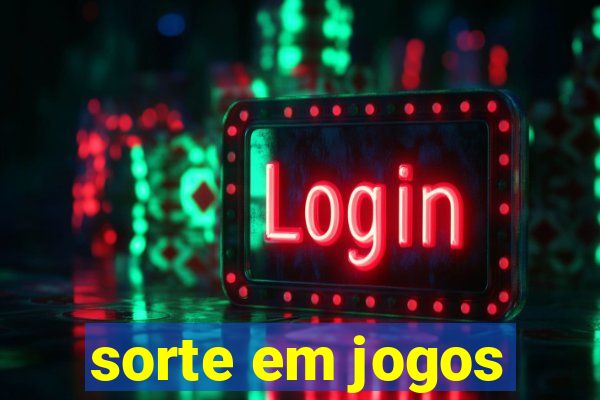 sorte em jogos