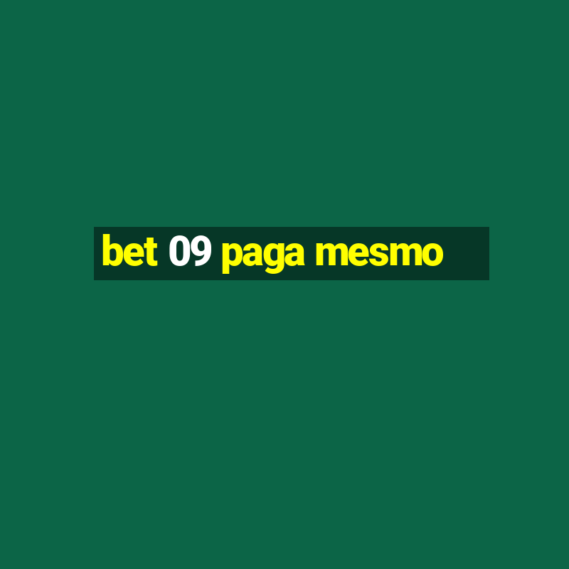 bet 09 paga mesmo