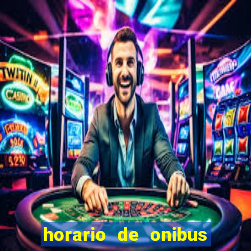 horario de onibus cruzeiro x cachoeira