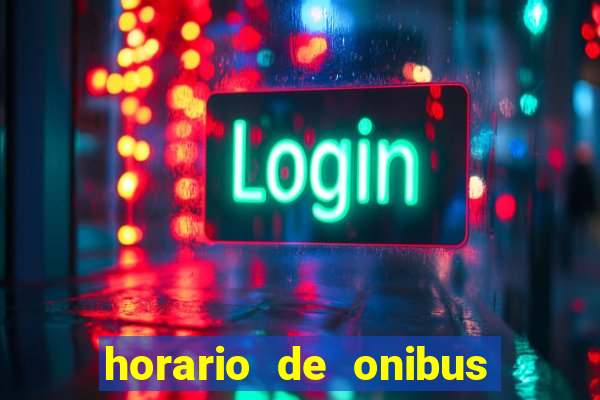 horario de onibus cruzeiro x cachoeira