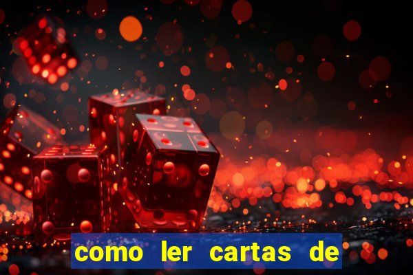 como ler cartas de baralho comum pdf