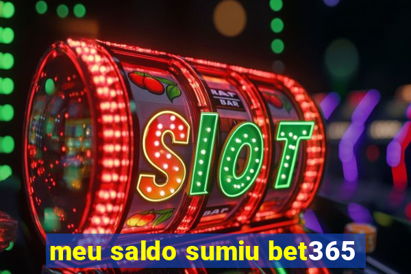 meu saldo sumiu bet365