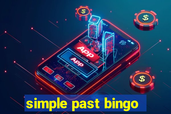 simple past bingo